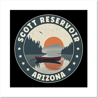 Scott Reservoir Arizona Sunset Posters and Art